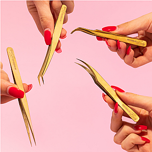 Pro Eyelash Extension Tweezers