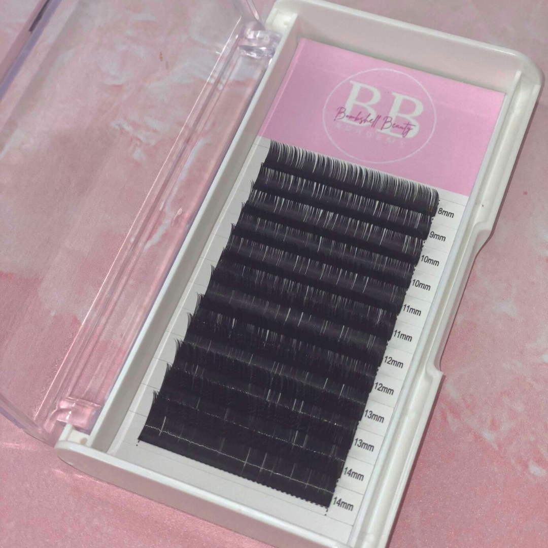 Russian Volume Lash Tray - D Curl 0.07 Mixed