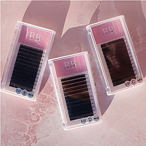 Russian Volume Lash Tray - D Curl 0.07 Mixed