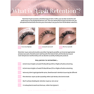 Eyelash Extension Retention Guide