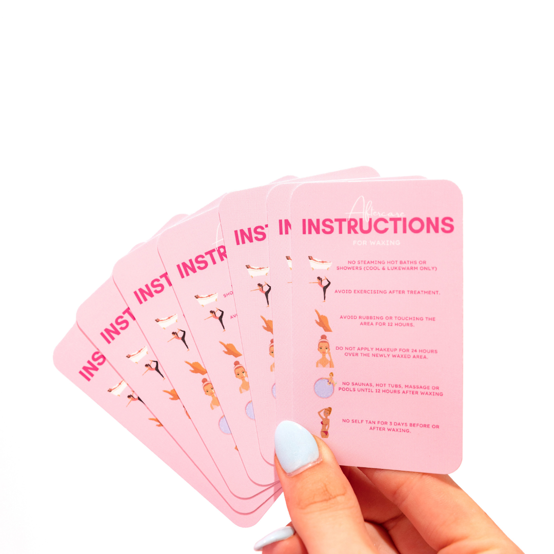 Treatment Aftercare Cards