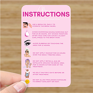 Treatment Aftercare Cards