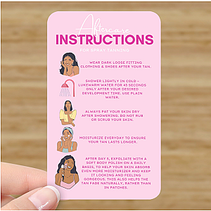 Treatment Aftercare Cards