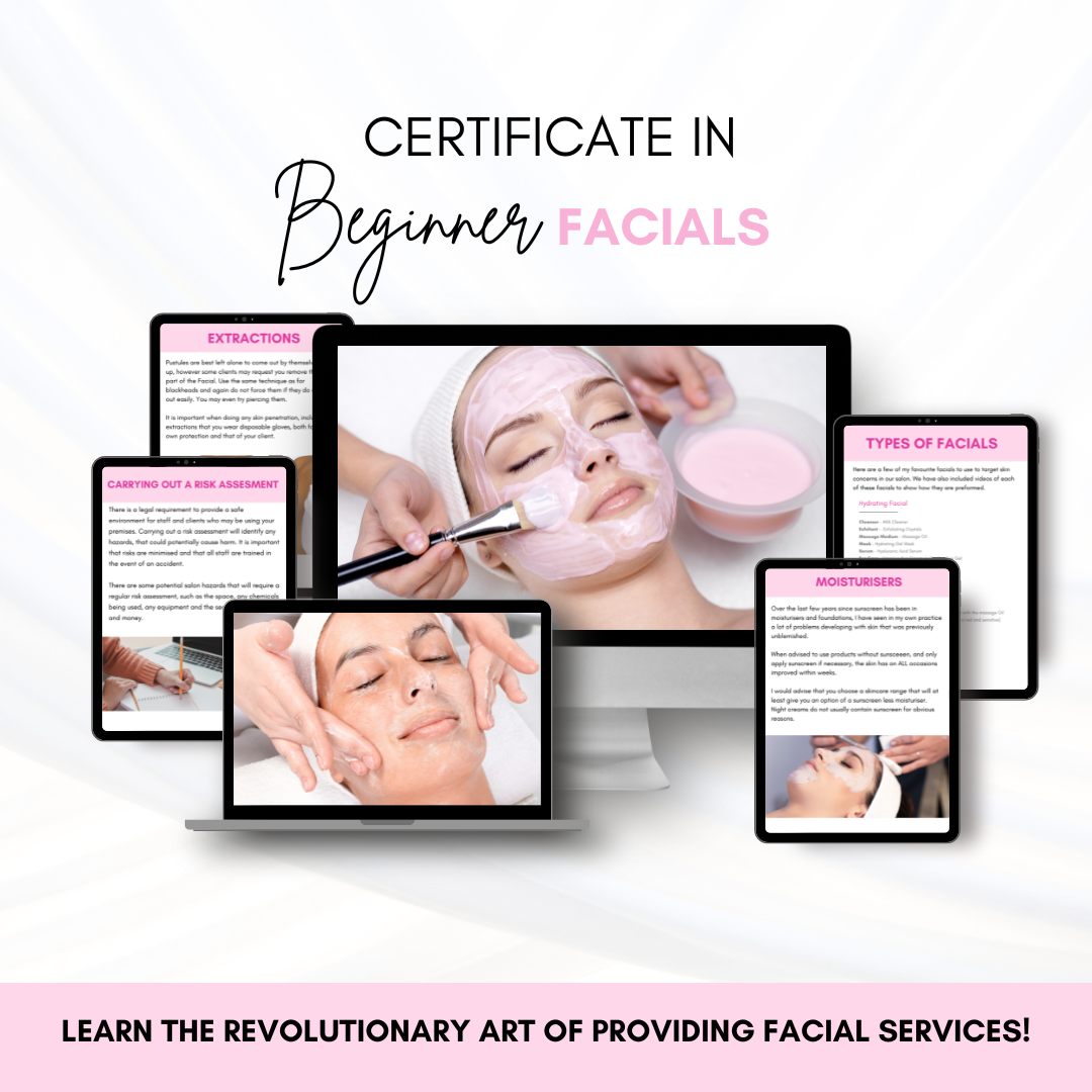 Certificate in Beginner Facials