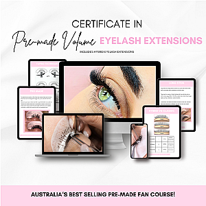 Pre-Made Volume Eyelash Extension Styling Course