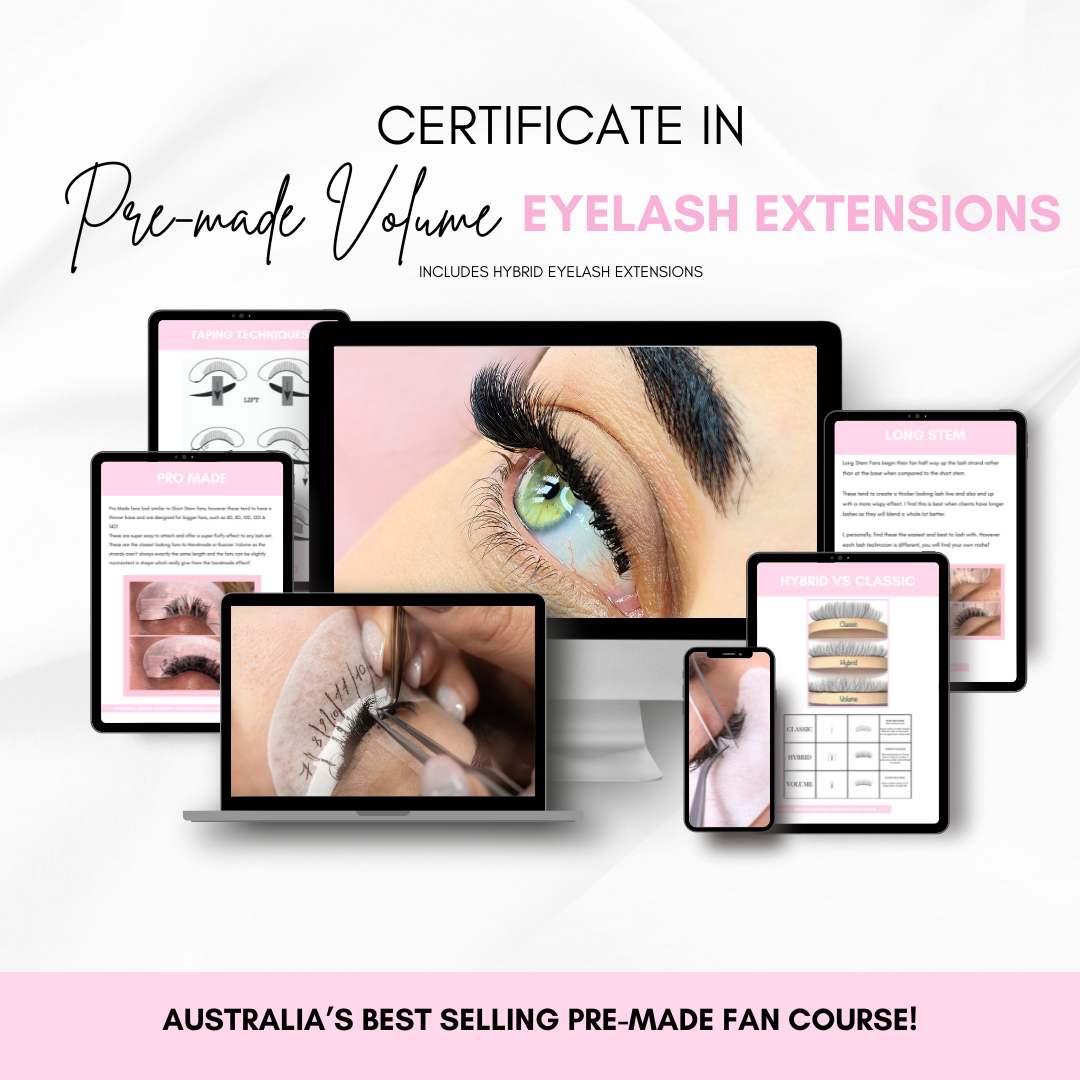 Pre-Made Volume Eyelash Extension Styling Course