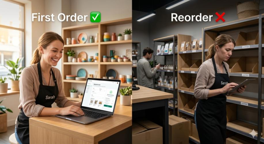 Why Getting Retailers to Reorder Is the Hardest Problem in Wholesale