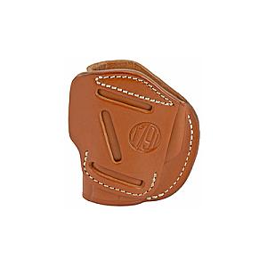 1791 Gunleather, 4 Way Holster, Leather Belt Holster, Right Hand, Classic Brown, Fits Glock 42, Size 2