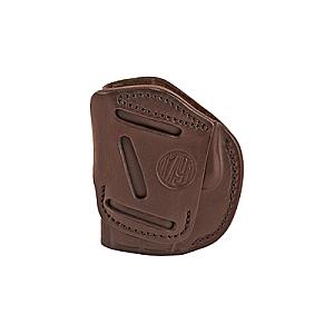 1791 Gunleather, 4 Way Holster, Leather Belt Holster, Right Hand, Signature Brown, Fits Glock 42, Size 2