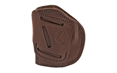 1791 Gunleather, 4 Way Holster, Leather Belt Holster, Right Hand, Signature Brown, Fits Glock 42, Size 2