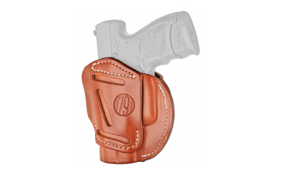 1791 Gunleather, 3 Way Holster, OWB Holster, Size 3, Ambidextrous, Classic Brown, Leather
