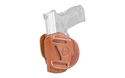 1791 Gunleather, 3 Way Holster, OWB Holster, Size 4, Ambidextrous, Classic Brown, Leather