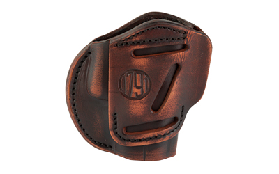 1791 Gunleather, 3 Way Holster Size 3, OWB Belt Holster, Fits Compact Pistols, Matte Finish, Vintage Leather, Right Hand