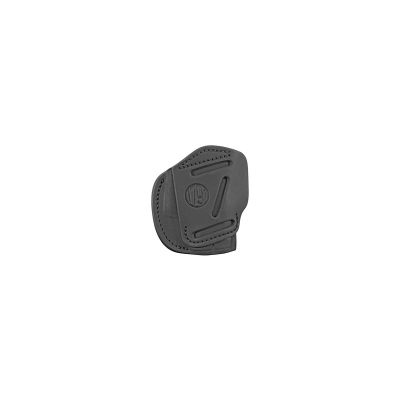 1791 Gunleather, 3 Way Holster, OWB Holster, Size 2, Ambidextrous, Stealth Black, Leather