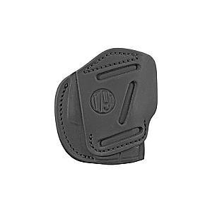 1791 Gunleather, 3 Way Holster, OWB Holster, Size 2, Ambidextrous, Stealth Black, Leather
