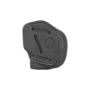 1791 Gunleather, 3 Way Holster, OWB Holster, Size 2, Ambidextrous, Stealth Black, Leather