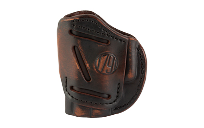 1791 Gunleather, 4 Way Holster Size 2, IWB or OWB Holster, Fits Sub-Compact Pistols, Matte Finish, Vintage Leather, Right Hand