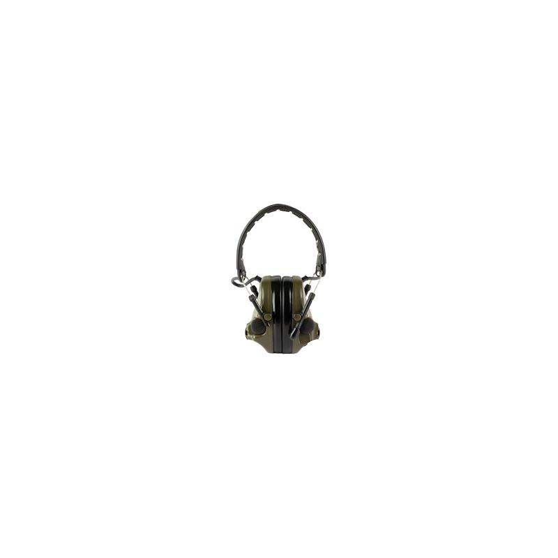 3M/Peltor, ComTac V, Electronic Earmuff, Green, Plastic