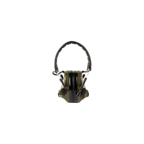 3M/Peltor, ComTac V, Electronic Earmuff, Green, Plastic