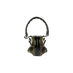 3M/Peltor, ComTac V, Electronic Earmuff, Green, Plastic