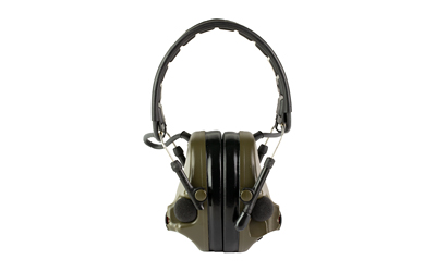 3M/Peltor, ComTac V, Electronic Earmuff, Green, Plastic