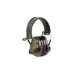 3M/Peltor, ComTac V, Electronic Earmuff, Green, Plastic