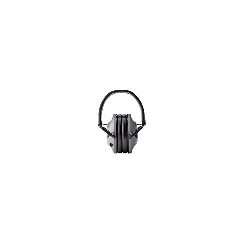 3M/Peltor, Range Guard Electronic Hearing Protector, Gray, NRR 21, Folding