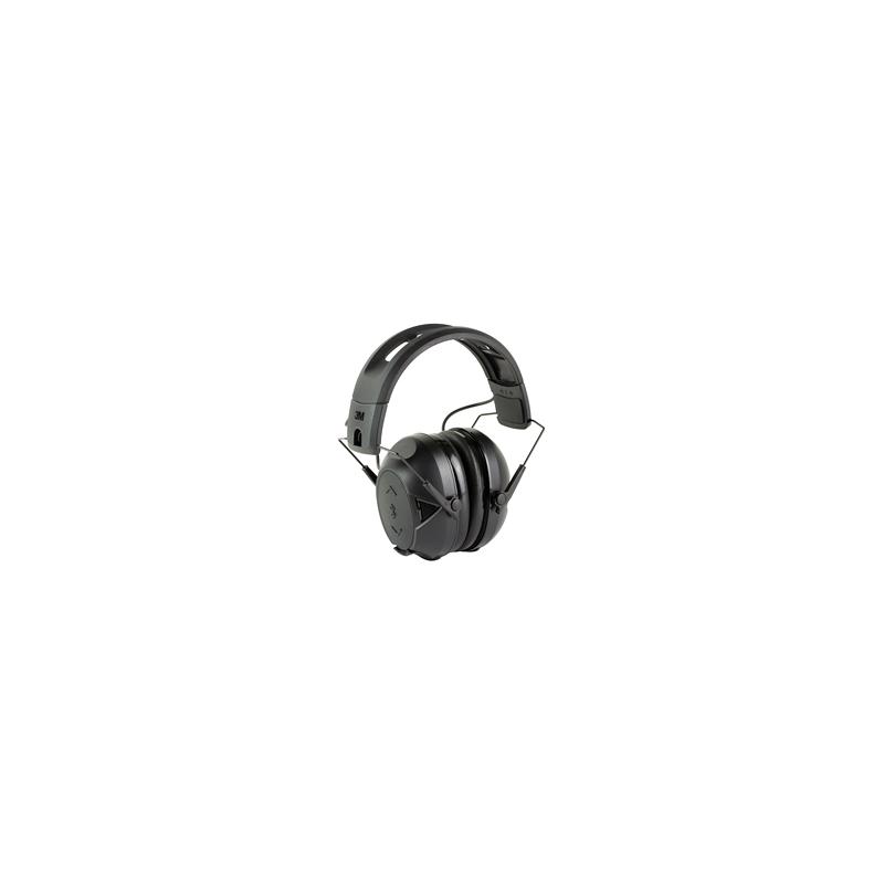 3M/Peltor, Sport Tactical 500, Shooting Earmuff, NRR 26 DB, Matte Finish, Black, Bluetooth Connectivity