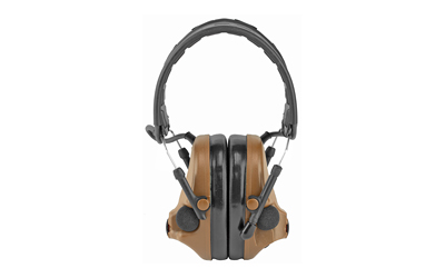 3M/Peltor, ComTac V, Electronic Earmuff, Headband, Foldable, Coyote Brown Color