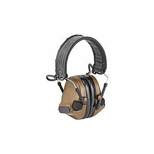 3M/Peltor, ComTac V, Electronic Earmuff, Headband, Foldable, Coyote Brown Color