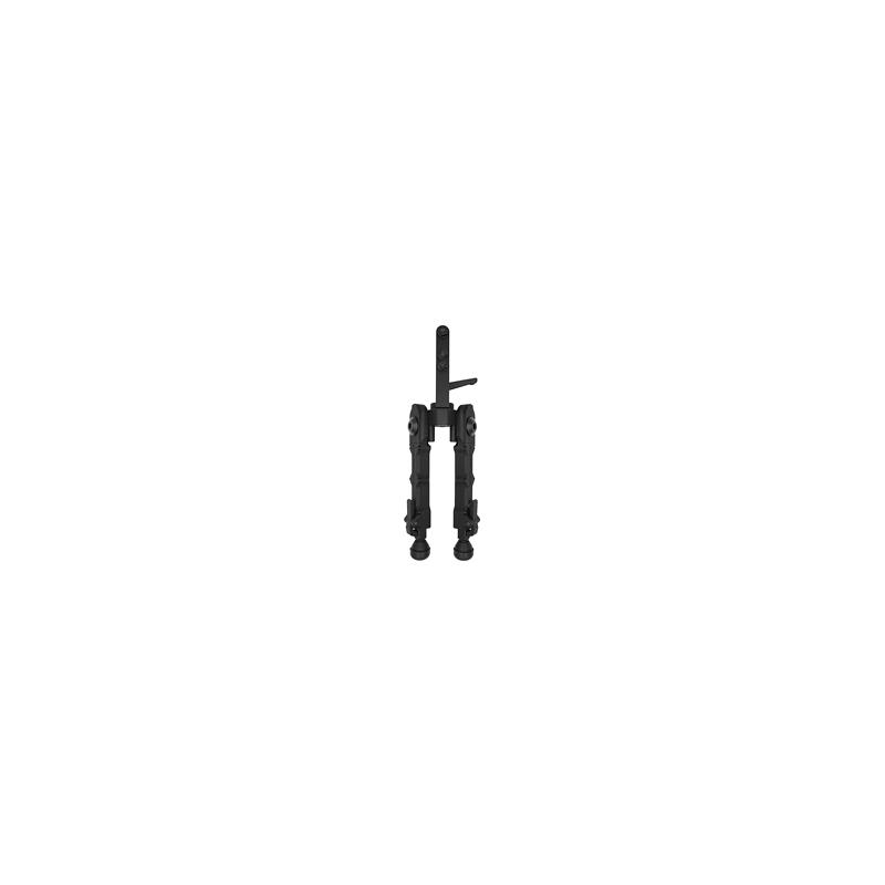 Accu-Tac, Spec-4, Bipod, Fits M-LOK, 18.5oz, T6 Aluminum Construction, 5.12" Minimum Height, 8.12" Maximum Height, Anodized Finish, Black