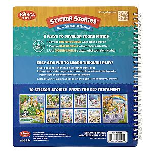 The Old Testament Sticker Stories  - Spiral Bound Activity Story Book