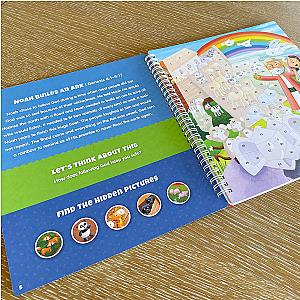 The Old Testament Sticker Stories  - Spiral Bound Activity Story Book