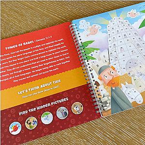 The Old Testament Sticker Stories  - Spiral Bound Activity Story Book