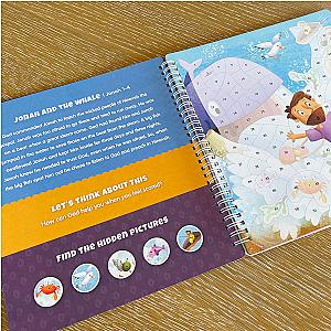 The Old Testament Sticker Stories  - Spiral Bound Activity Story Book