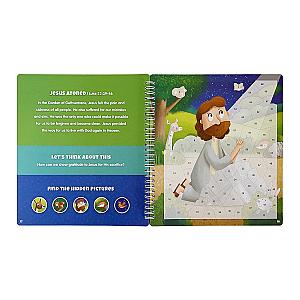 The Life of Jesus Sticker Stories from the New Testament - Spiral Bound Activity Story Book