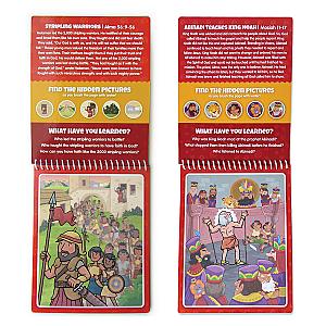 Two Pack Book of Mormon Aqua Brush Activity Book Set, Reusable Travel Activity