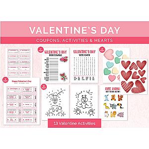 Valentine's Day Activities Printable PDF Digital Download