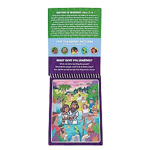Book of Mormon #2 Aqua Brush Activity Book, Reusable Travel Activity