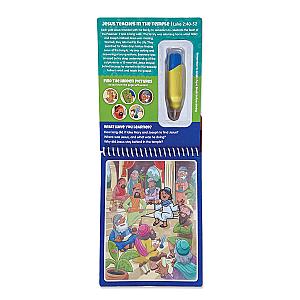 New Testament #2 Aqua Brush Activity Book, Reusable Travel Activity