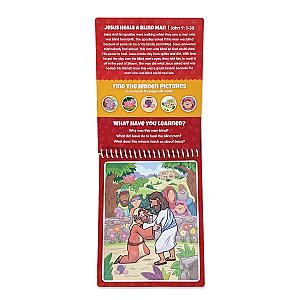 New Testament #2 Aqua Brush Activity Book, Reusable Travel Activity