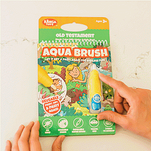 New Testament #2 Aqua Brush Activity Book, Reusable Travel Activity