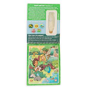 Old Testament #1 Aqua Brush Activity Book, Reusable Travel Activity
