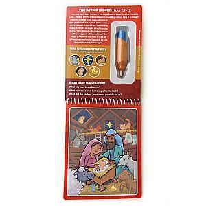 New Testament Aqua Brush Activity Book, Reusable Travel Activity