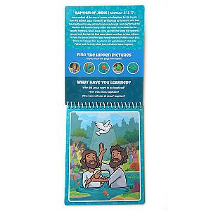 New Testament Aqua Brush Activity Book, Reusable Travel Activity