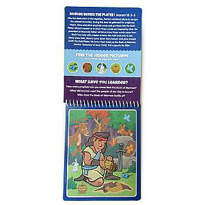 Book of Mormon Aqua Brush, Color with Water, Reusable Travel Activity Book