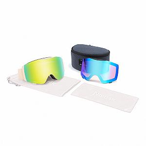 Baldur Magnetic Diamant™ Flip Ski Goggles + Bonus Low Light Lenses +Asian Fit Replacement Nose Pad