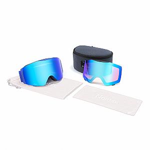 Baldur Magnetic Diamant™ Flip Ski Goggles + Bonus Low Light Lenses +Asian Fit Replacement Nose Pad