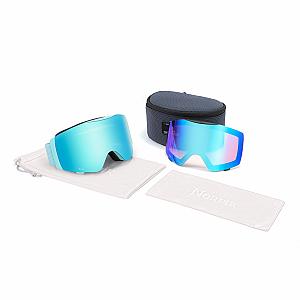 Baldur Magnetic Diamant™ Flip Ski Goggles + Bonus Low Light Lenses +Asian Fit Replacement Nose Pad