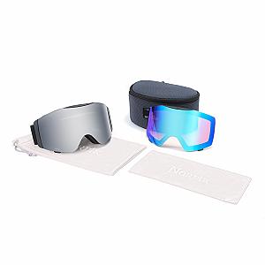 Baldur Magnetic Diamant™ Flip Ski Goggles + Bonus Low Light Lenses +Asian Fit Replacement Nose Pad